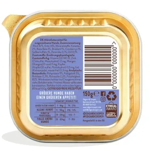 Sparpaket 11 x 150 g Edgard & Cooper Adult Rind & Ente Hunde Nassfutter Top-Angebot